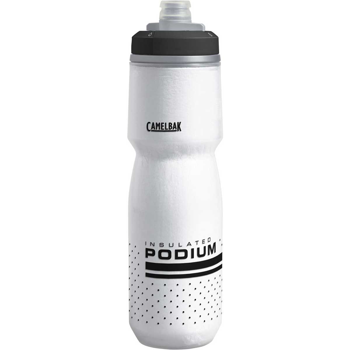 CamelBak Podium Chill 24 oz Water Bottle in White and Black